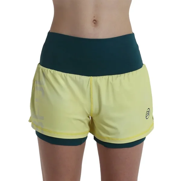 BULLPADEL SHORT BULLPADEL OBERA AMARILLO/VERDE
