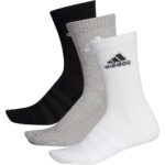 ADIDAS CALCETINES ADIDAS CUSH CREW 3 PARES BLANCO/GRIS/NEGRO