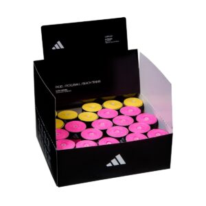 ADIDAS TAMBOR OVERGRIPS PADEL 45 UNIDADES ROSA/AMARILO/NARANJA