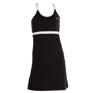 PADEL BLACK SL. VESTIDO BLACK CROWN HIMBA NEGRO/BLANCO