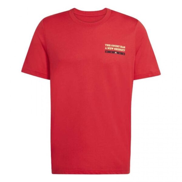 ADIDAS CAMISETA GRAPHIC PADEL WANTED RED ROJO