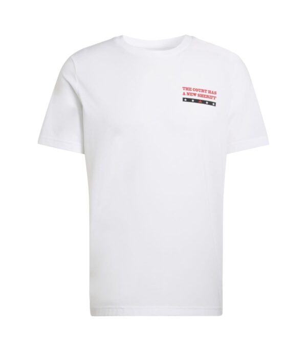ADIDAS CAMISETA GRAPHIC PADEL WANTED WHITE BLANCO