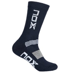 NOX PACK CALCETINES TÉCNICOS MEDIA CAÑA AZUL MARINO/BLANCO